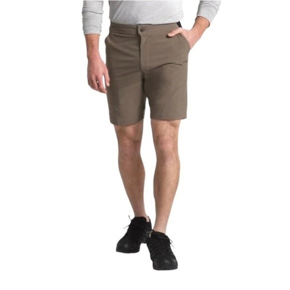 The North Face Paramount Active Outdoor Flat Front Shorts Weimaraner Brown 38
